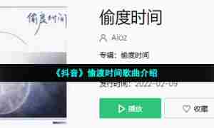 《抖音》偷度时间歌曲介绍