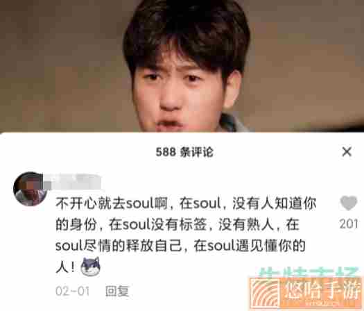 不开心你就去soul梗的意思介绍